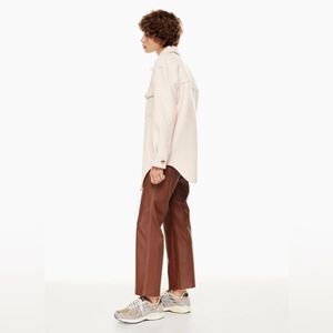 NWOT Aritzia Wilfred Free Ganna Shacket in Heather Bone